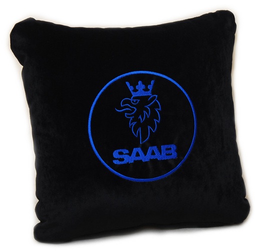 Подушки с логотипом Saab