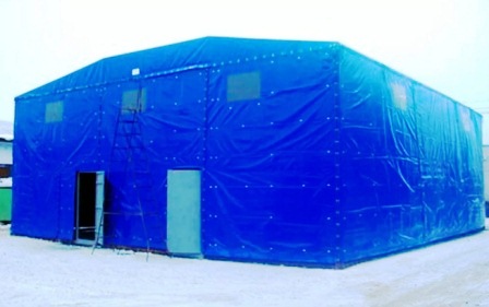 Строительные тепляки и укрытия для бетона на заказ | Тентгарант, Москва